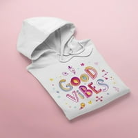 Добри вибрации цветни дизайнерски качулки жени -Маг от Shutterstock, женски голям