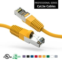 7ft cat5e Закрита ethernet мрежа за стартиране кабел жълт, опаковка