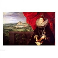 Posterazzi Balxir197173large The Infanta Isabella Clara Eugenia Poster Print от Peter Paul Rubens - IN.