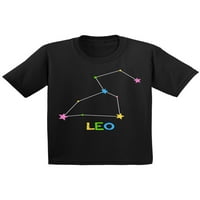 Лео риза за момичета Момчета - Зодиакален знак за малко дете - Подаръци за рожден ден 2T 3T 4T 5T 6T