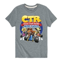Crash Bandicoot - Crash Team Racing Nitro Fueled - Графична тениска с къси ръкави за младежта