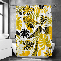 Душ завеса мода Практическа атрактивна завеса за баня за подарък до Friens за душ сергия с куки, размер