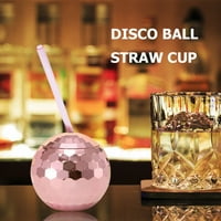 Диско топка за пиене на топки чаши коктейл парти за новост забавление със слама кръг парти