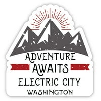 Electric City Washington Souvenir Vinyl Decal Sticker Adventure очаква дизайн