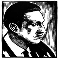 Джордж Гершвин n. Американски композитор. Рисуване, 1932 г., от Самюъл Нисенсън. Печат на плакат от