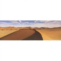 Панорамни изображения пясъчни дюни в сух пейзаж Намиб пустиня Sossusvlei Namibia Poster Print от панорамни изображения - 12