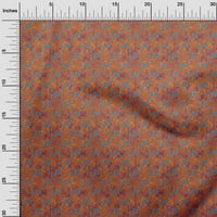 Oneoone Polyester Lycra Red Fabric Batik Craft Projects Decor Fabric Отпечатано от двора - KK