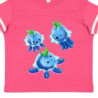 Мастически боровинки медузи трио-купе и забавно подарък за малко дете или тениска за момиче
