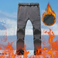 Доста панталони Chinos Slim Fit Мъжки твърд топъл панталон Пазителен панталон вятърни работни панталони Топли панталони джобове на открито фитнес панталон