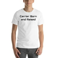Неопределени подаръци XL Carrier Роден и отгледан памучен тениска с къс ръкав