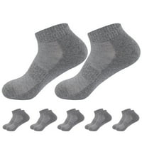 Ediodpoh женски двойка солиден цвят спортни ежедневни удебелени топли чорапи Женски чорапи сиви с един размер