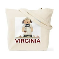 Cafepress - чанта за тотал на Вирджиния Sailor - Естествено платно чанта, плат от плат