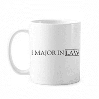 Цитат I специалност по закон Art deco Fashion Mug Pottery Cerac Coffee Porcelain Cup Максимални съдове