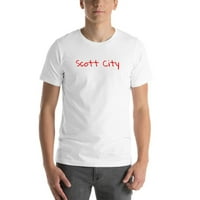 Ръкописна тениска с къс ръкав на Скот Сити с неопределени подаръци