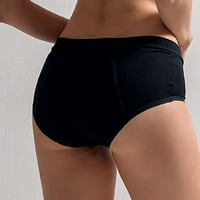 Бепър за теч доказателство менструално време гащички жени бельо панталони за талия черно л