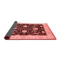 Ahgly Company Indoor Rectangle Oriental Red Industrial Area Rugs, 2 '4'