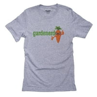 Gardenerd - Забавна моркова Графично градинарство любов Мъжки сива тениска