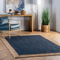 Ръчно изработени сплетени естествени килими от чиста юта, килими за домашен декор размер