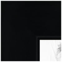 Arttoframes сатен черен стъпка рамка за картина, рамка за плакат за черно дърво