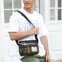 Външна водоустойчива найлонова чанта с кръстосано тяло с едно рамо за къмпинг туризъм катерене сиво