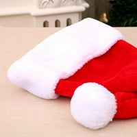 Strungten Коледа шапка дебела ултра мека плюшена сладка Дядо Коледа празник фантазия рокля шапка слънчева шапка дамски