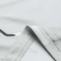 Ризи с дълъг ръкав за жени модни сърдечни печат v-образно деколте плюс размер върхове с дълъг ръкав блуза фракуза