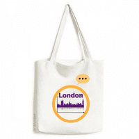 Лондон очертайте градския израз на оси платно за рамо на рамото