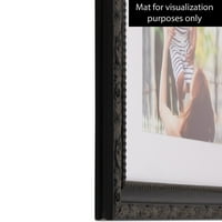 Arttoframes Matte Black с мъниста рамка за картина, рамка за плакат на черно дърво