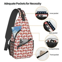 Сладка месна раница гърди чанта за прашка кръстосана чанта за рамо на ден за туризъм Пътуващи жени мъже