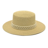 Възрастни унизийски ретро западен каубой за каубой шапка кожен колан перла широка шапка шапка шапка