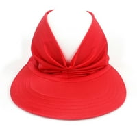 Лятна шапка Женска слънчева козирка Слънце шапка Анти-ултравиолетова еластична куха шапка