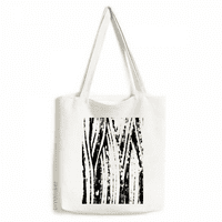 Четка вертикална линейна текстура Tote Canvas чанта за пазаруване на чанта за небрежна чанта