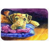 Airedale Terrier Teddy Bear Mouse Pad, Hot Pad & Trivet